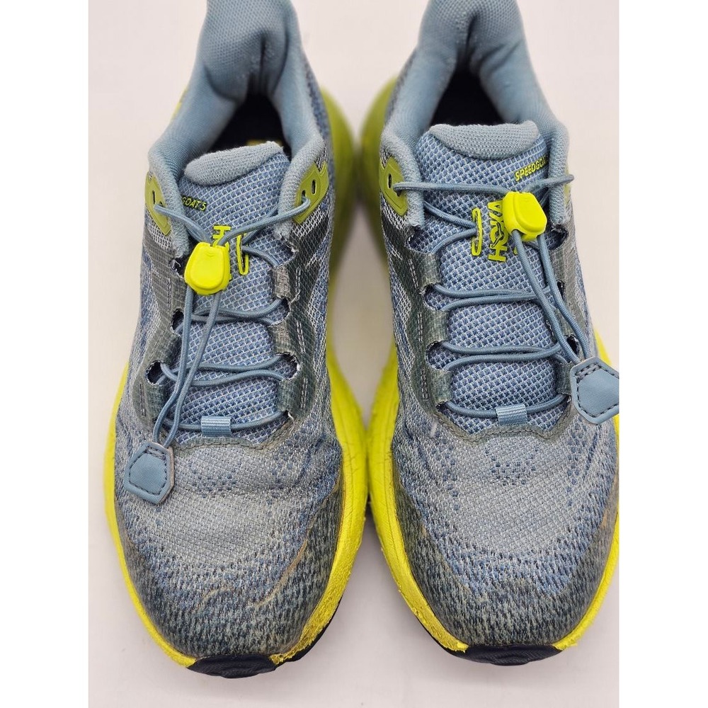 Hoka Speedgoat 5 Youth Size 6M Blue Yellow Trail Running Shoes 1134470